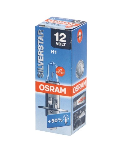 LAMPADINA H1 12V55W SILVERSTAR P14,5S SCATOLA