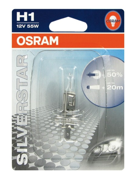 LAMPADINA H1 12V55W SILVERSTAR P14,5S BLISTER