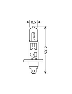 CP.LAMPADE H1 12V 55W SILVER STAR P14,5S BOX 2
