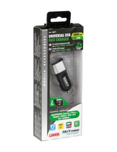 Caricabatteria 2 porte Usb - Fast Charge - 4800 mA - 12/24V 2