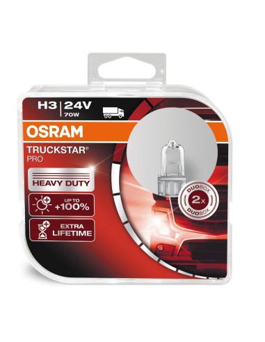 CP. LAMPADINA H3 24V 70W TRUCKSTAR PRO PK22S BOX