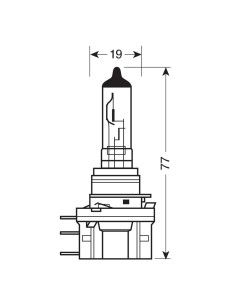 LAMPADINA H15 24V ORIGINAL LINE 20/60W PGJ23T-1 SC 2