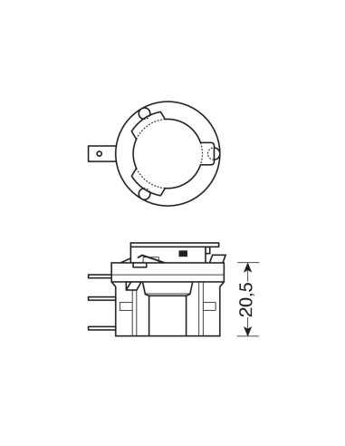 LAMPADINA H15 24V ORIGINAL LINE 20/60W PGJ23T-1 SC