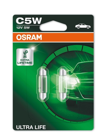 CP.LAMPADE C5W 12V 5W ULTRA LIFE 11X35 MM SV8,5-8