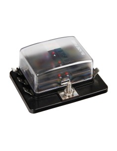Fuse Block, scatola portafusibili, 1 entrata - 6 uscite, 12/24V