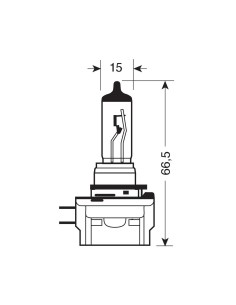 LAMPADINA H11B 12V 55W ORIGINAL LINE PGJY19-2 2