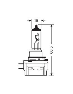 LAMPADINA H8B 12V 35W ORIGINAL LINE PGJY19-1 2