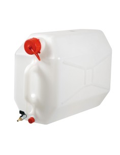 Tanica in polietilene con rubinetto in metallo - 25 L - Orizzontale