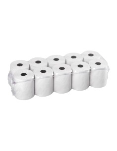 KIT 10 ROTOLI CARTA PER SCONTRINI CM57X30MT FORO12