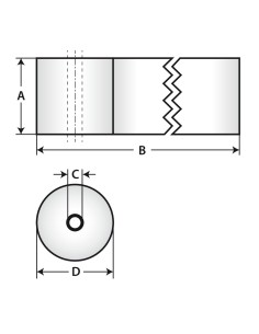 ROTOLI CARTA TERMICA 80X80MT FORO 12 DIAMETRO 78 G 2