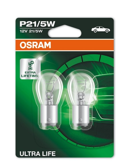 CP.LAMPADE P21/5W 12V ULTRA LIFE BAY15D BLISTER