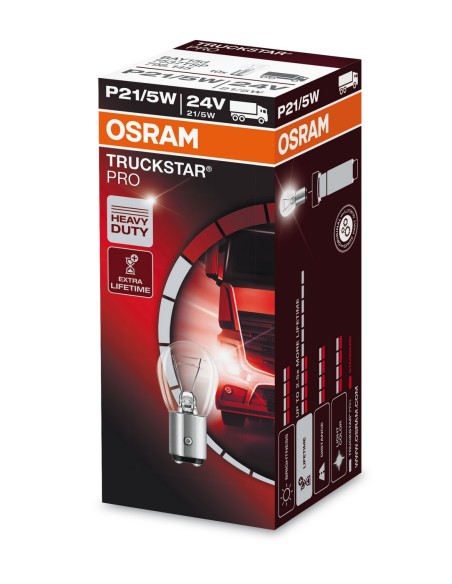 LAMPADINA 21/5W 24V TRUCKSTAR PRO BAY15D SFUSA
