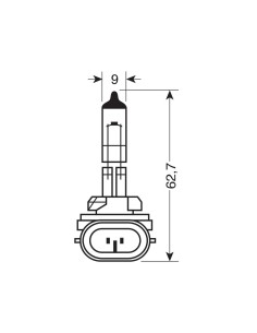 LAMPADINA H27/2 12V27W ORIGINAL LINE PGJ13 2