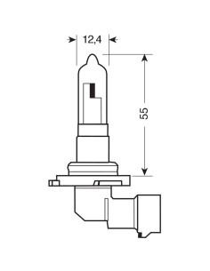 LAMPADINA HB3 12V 60W ORIGINAL LINE P20D SCATOLA 2