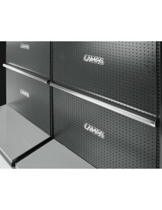 BARRA ORIZZONTALE CROMATA PER SCAFFALE (A-B-C-D-E) 99020 LAMPA 2