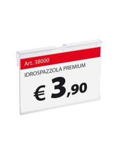 PORTA PREZZO PER GANCI DA DISPLAY 2