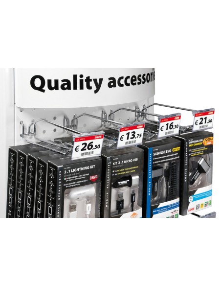 PORTA PREZZO PER GANCI DA DISPLAY