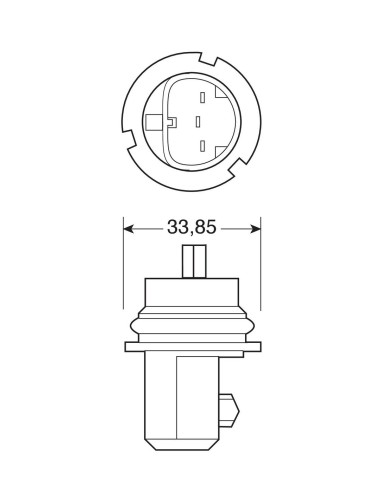 LAMPADINA HB5 12V 60/55W ORIGINAL LINE PX29T