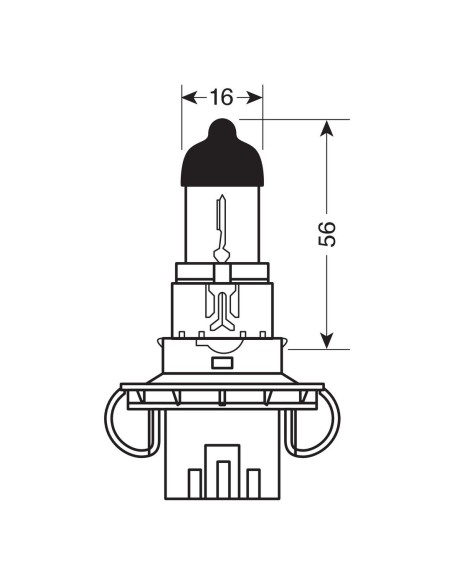 LAMPADINA H13 12V 60/55W ORIGINAL LINE P26.4T