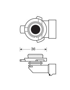 LAMPADINA HIR2 12V 55W ORIGINAL LINE PX22D - SCATO 2
