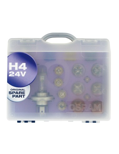 KIT LAMPADE H4 24V 8 LAMPADE 3 FUSIBILI