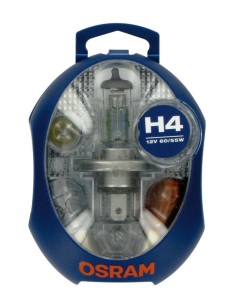 KIT LAMPADE H4 12V 6 LAMPADE 3 FUSIBILI