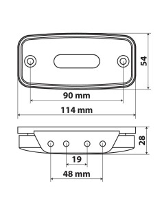 LUCE INGOMBRO LATERALE AMBRA LUCE SINGOLA 2