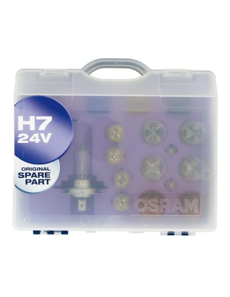 KIT LAMPADE H7 24V 8 LAMPADE 3 FUSIBILI