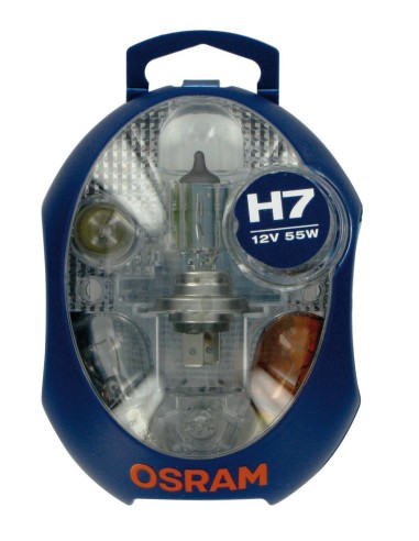 KIT LAMPADE H7 12V 6 LAMPADE 3 FUSIBILI