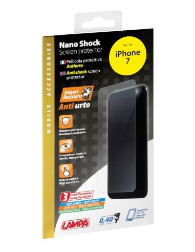 PELLICOLA NANO SHOCK-- ANTIURTO IPHONE 7-