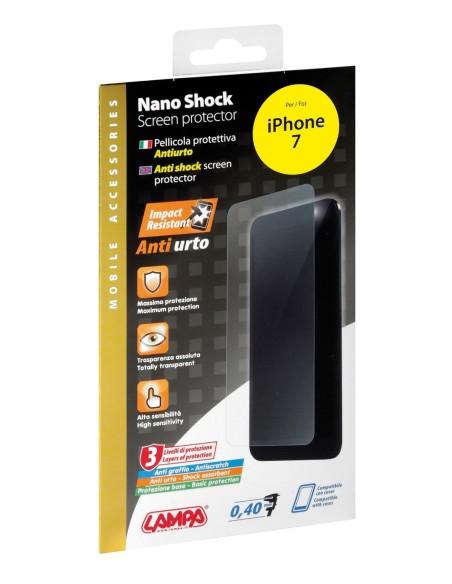 PELLICOLA NANO SHOCK-- ANTIURTO IPHONE 7-