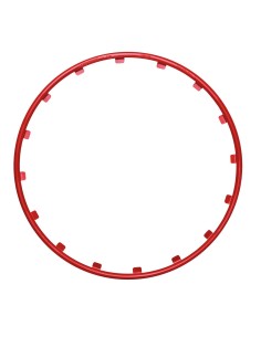 SET 4 PROTEZIONI CERCHI RIM RINGZ 18-- ROSSO-