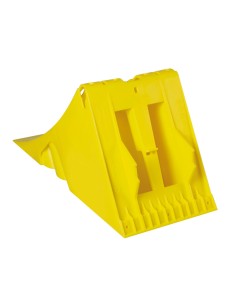 CUNEO FERMA RUOTA IN PLASTICA GIALLA 467X198X225 2