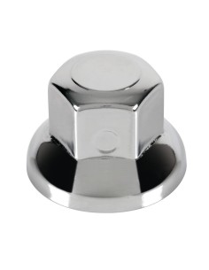 Boater, Set 10 copribulloni testa piatta in acciaio inox - Ø 33 mm - Cromo