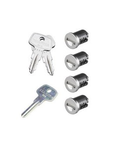 LUCCHETTO E CHIAVE UNIVERSALE 4 PZ