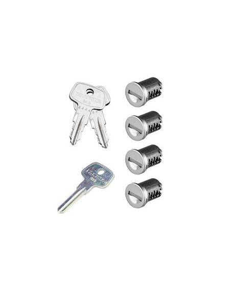 LUCCHETTO E CHIAVE UNIVERSALE 4 PZ