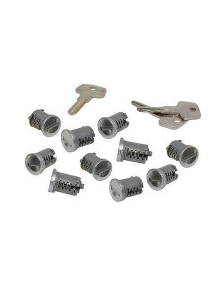 LUCCHETTO E CHIAVE UNIVERSALE 10 PZ