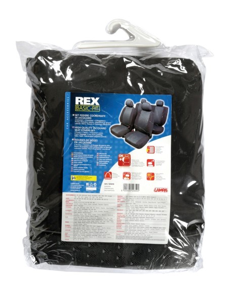 -SET COPRISEDILI FODERA --REX-- GRIGIO-