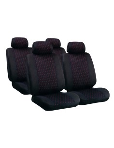 -SET COPRISEDILI FODERA --GLAMUR-BASIC-- NERO-