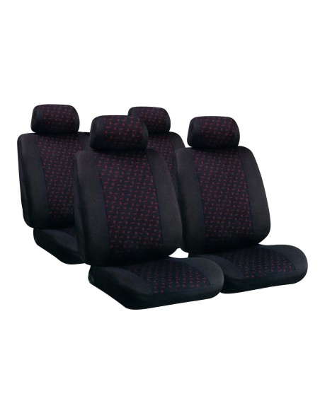 -SET COPRISEDILI FODERA --GLAMUR-BASIC-- NERO-