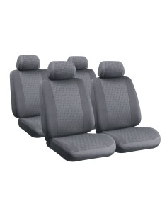 -SET COPRISEDILI FODERA --GLAMUR-BASIC-- GRIGIO-