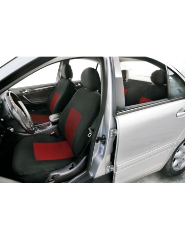 -SET COPRISEDILI FODERA --SPORT--ROSSO+NERO-