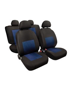 -SET COPRISEDILI FODERA --SPORT--BLU+NERO-