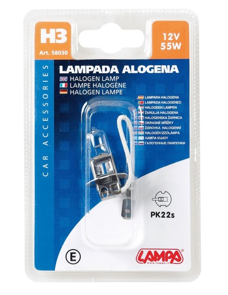 LAMPADINA H3 12V 55W PK22S