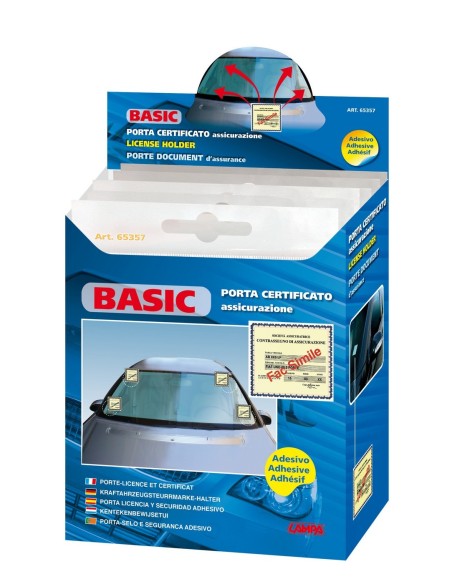 -PORTA-ASSICURAZIONE --BASIC-- ADESIVO-