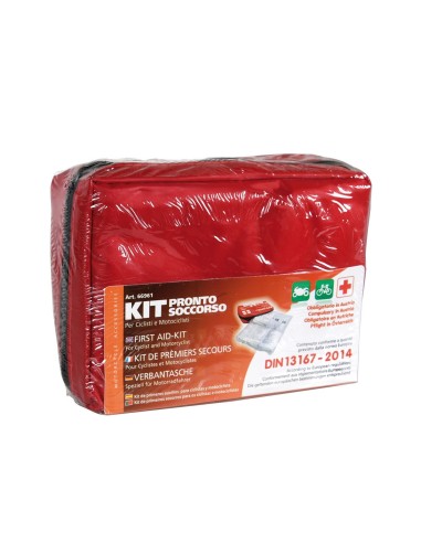 KIT PRONTO SOCCORSO MOTO E CICLO - NORME DIN 13167