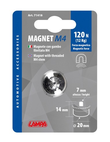 MAGNETE DI FISSAGGIO CASSETTA PORTA GUANTI (ART.71