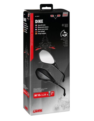 -COPPIA SPECCHI MOTO--DIKE---