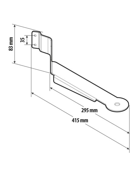 STAFFA ANTENNA CB PER RENAULT T