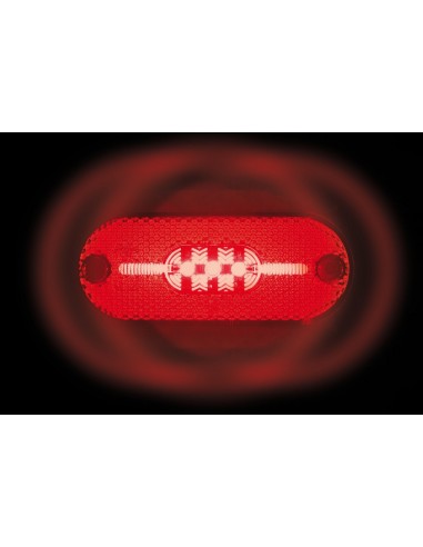 -LUCE INGOMBRO--PR9--5LED 24V ROSSA-